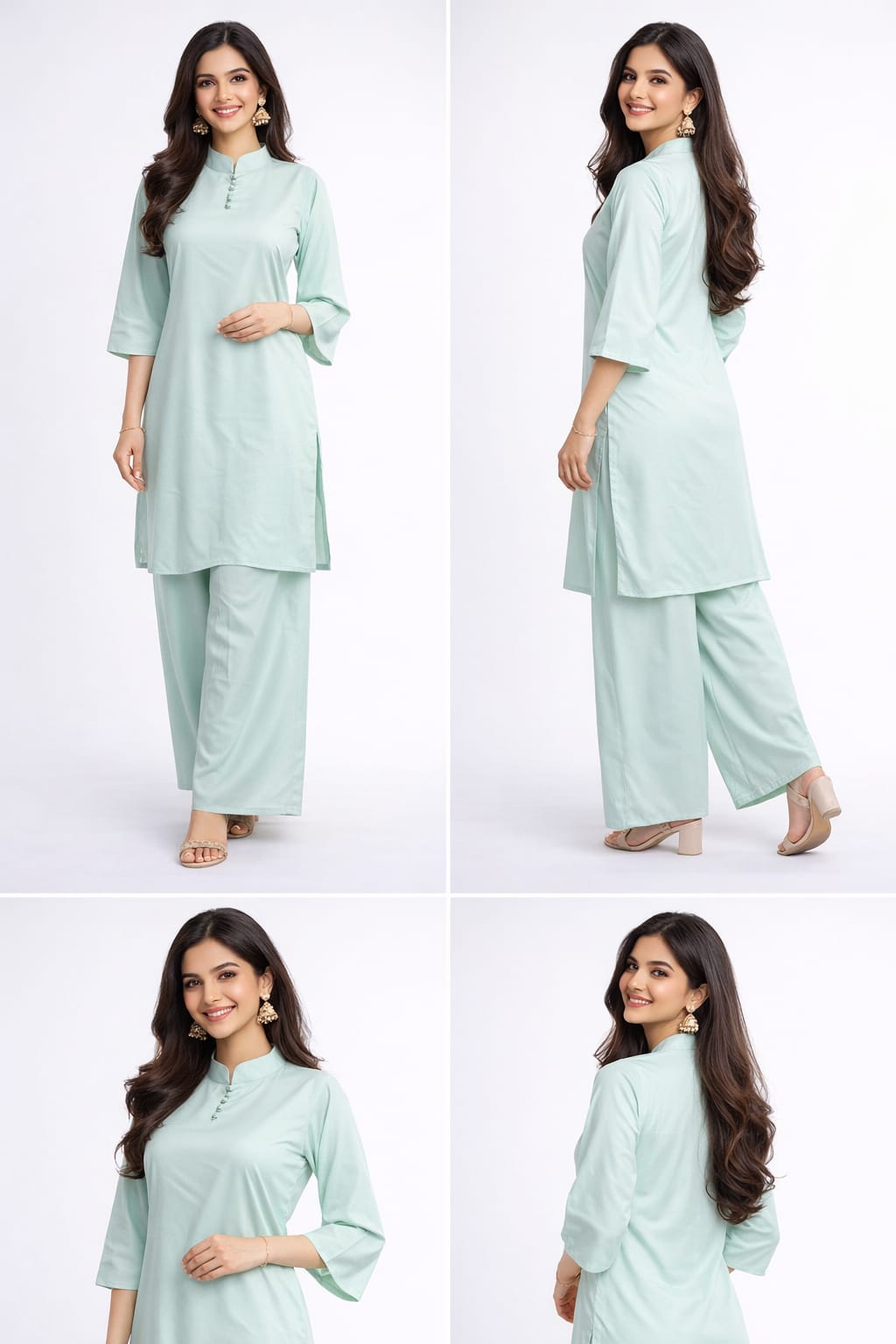 Minty Green Palazzo Set