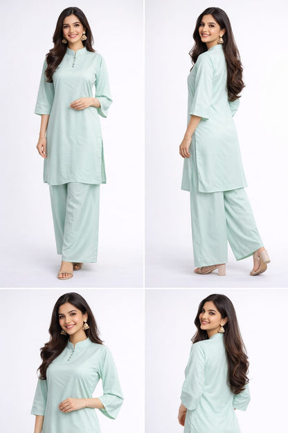 Minty Green Palazzo Set