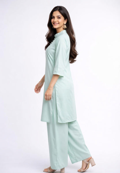 Minty Green Palazzo Set