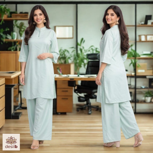 Minty Green Palazzo Set