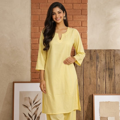 Butter Yellow Palazzo Set