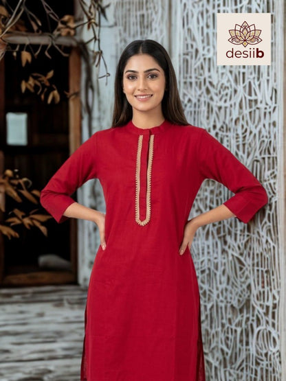 Crimson Classic Trouser Set