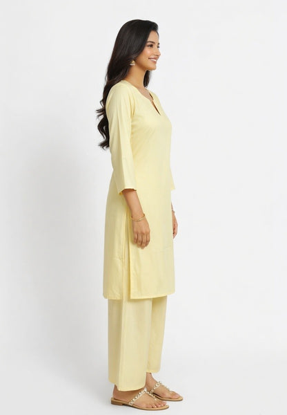Butter Yellow Palazzo Set